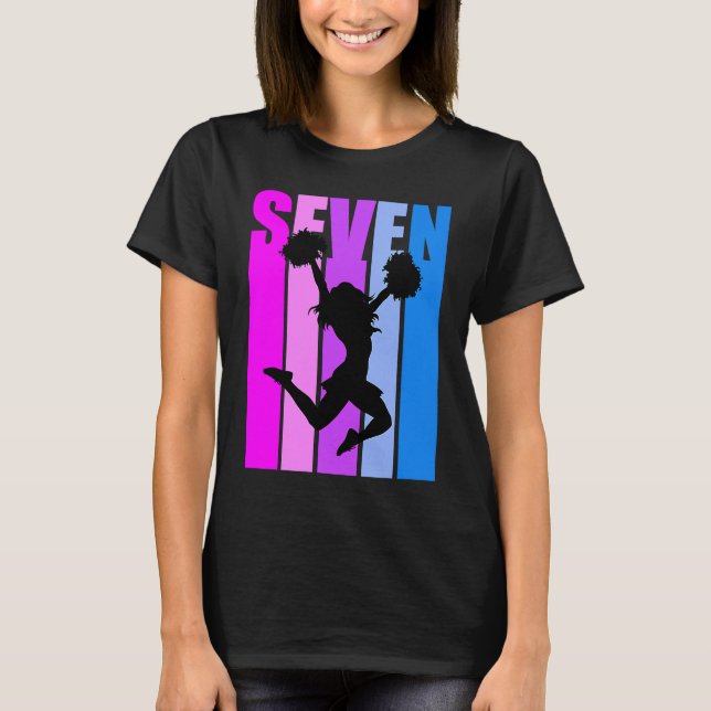 Camiseta Chicas 7.º animador de cumpleaños (Anverso)