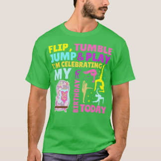 Camiseta Chicas 8.ª gimnasia de cumpleaños Fiestas niños Ei