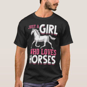 Camiseta Chicas a Caballo Equitación Mujer Jinete Mujeres