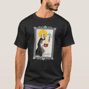 Camiseta Chicas Adolescentes Pureza Católica Santa Catalina