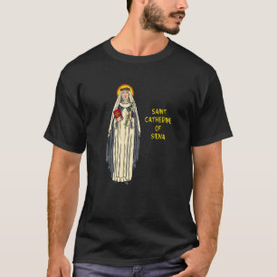 Camiseta Chicas Adolescentes Pureza Católica Santa Catalina