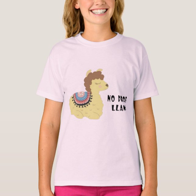 Camiseta Chicas Alpacas Lindas Sin Problemas (Anverso)