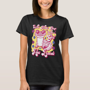 Camiseta Chicas aman a los lagartos que necesitan niños cua