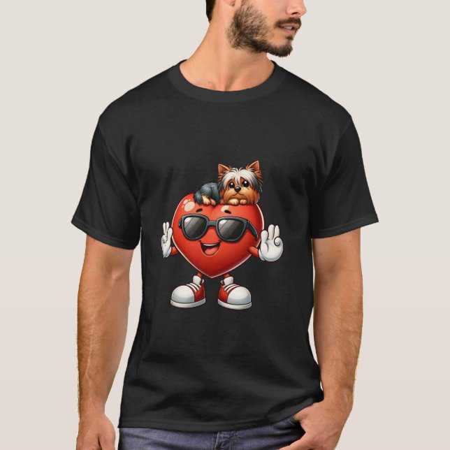 Camiseta Chicas amantes de los animales Yorkshire Terrier V (Anverso)