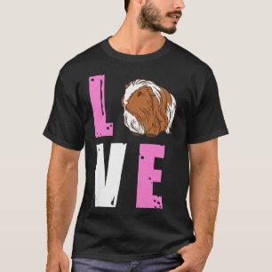 Camiseta Chicas amantes del amor por Guinea lindo peludo mu
