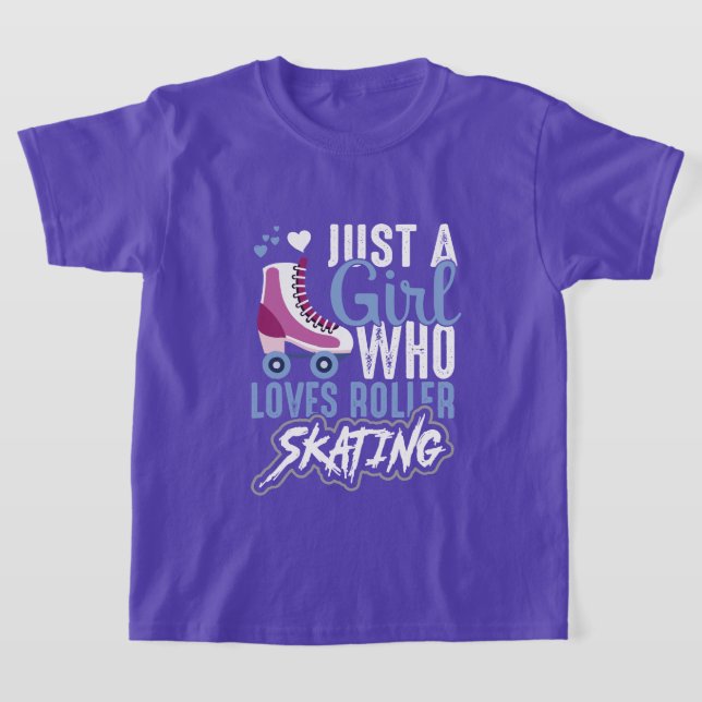 Camiseta chicas amantes del patinaje sobre ruedas de amor (Distribución)