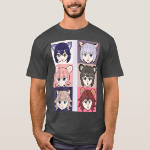 Camiseta Chicas animales dan regalos de manga fanáticos del