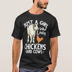 Camiseta Chicas Animales de Granja Mujeres Agricultoras Gan