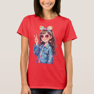 Camiseta Chicas anime lindas tipe dijaing