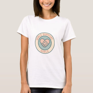 Camiseta Chicas Apoyan Chicas Insignia Feminista
