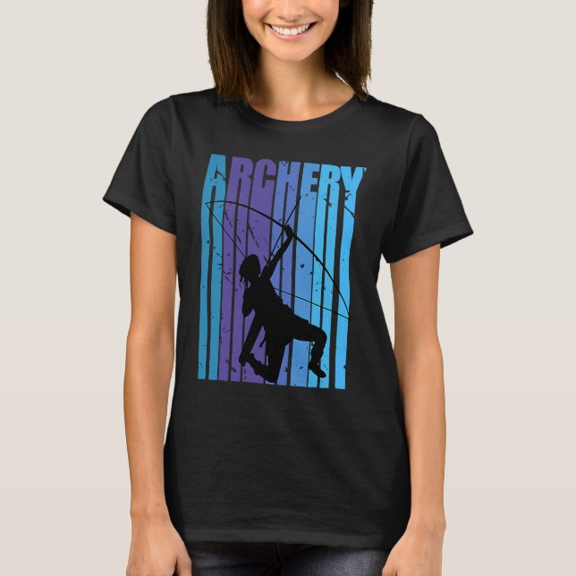 Camiseta Chicas Archery Birthday Theme Archer Fan Practice  (Anverso)
