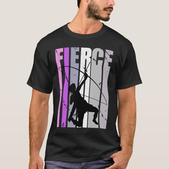 Camiseta Chicas Arco de Arco Morado Fierce Cumpleaños Arche (Anverso)