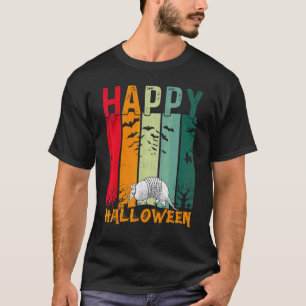Camiseta Chicas Armadillo Niños Fiesta Retro Cena de Hallow