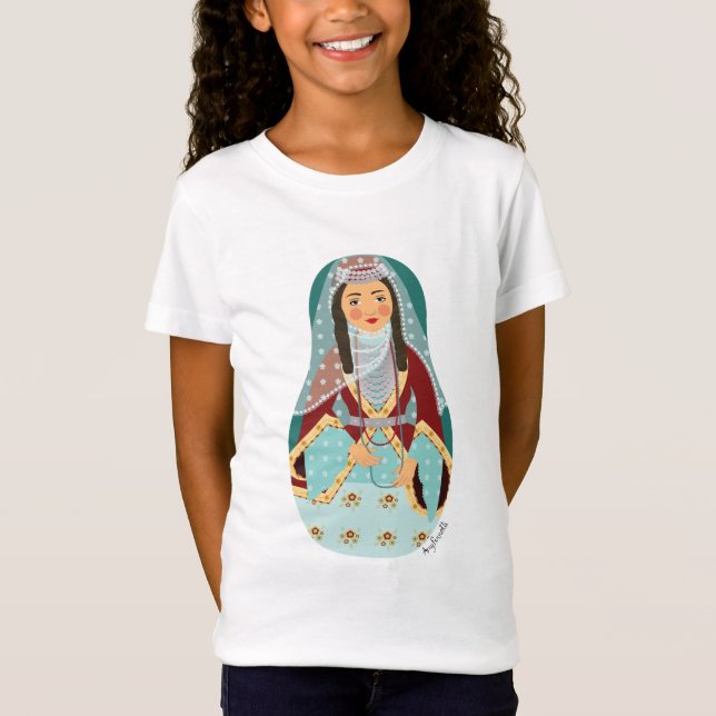 Camiseta Chicas armenios de Matryoshka (Anverso)
