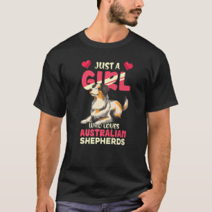 Camiseta Chicas australianas de animales de perro de Austra