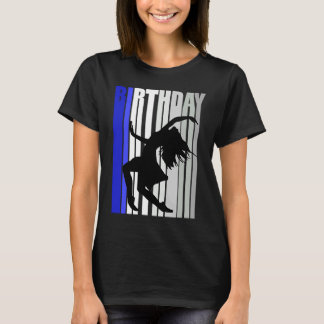 Camiseta Chicas Azules Baile Chica de cumpleaños Niños Muje