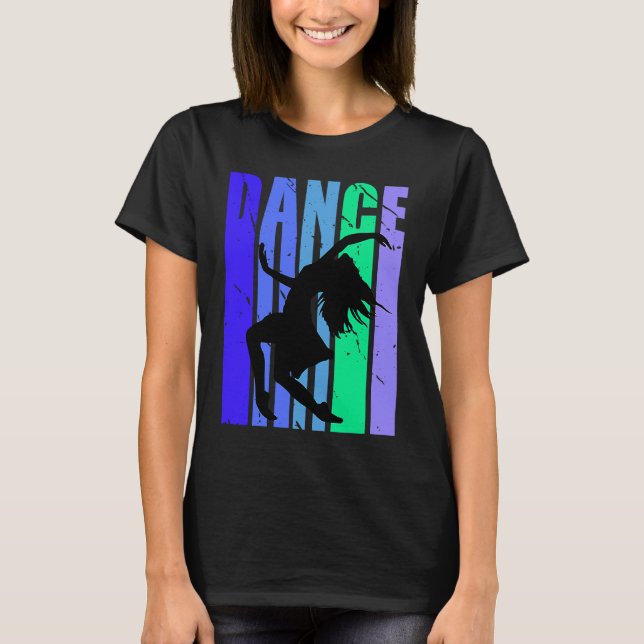 Camiseta Chicas bailan baile de cumpleaños bailarina contem (Anverso)