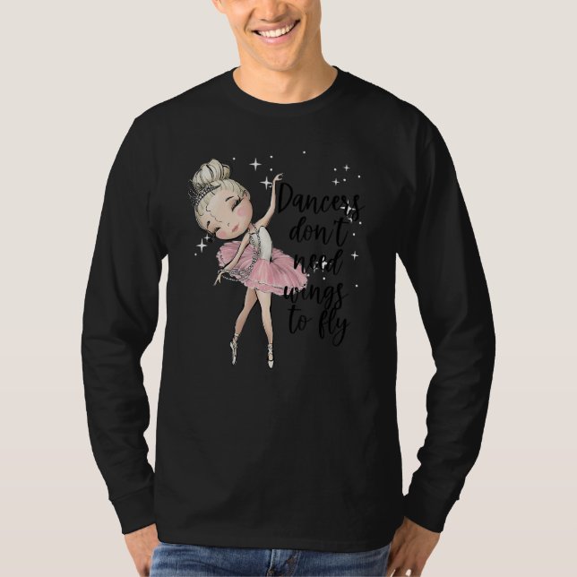 Camiseta Chicas bailarines de ballet rubio Ballerina Dance  (Anverso)