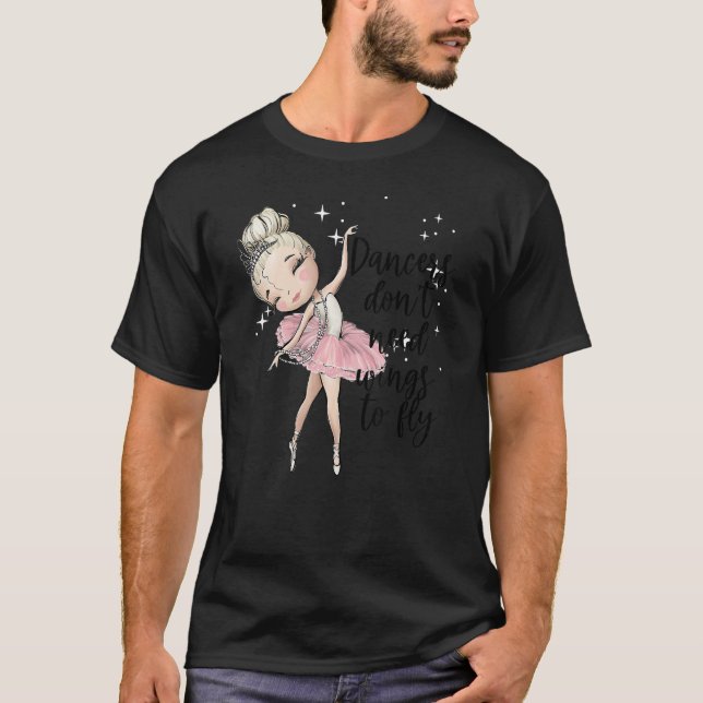 Camiseta Chicas bailarines de ballet rubio Ballerina Dance  (Anverso)