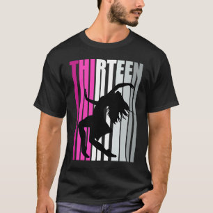 Camiseta Chicas Baile Rosa 13 Años Bailarina expresiva T