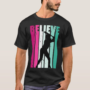 Camiseta Chicas Béisbol Adolescentes adolescentes Daughter