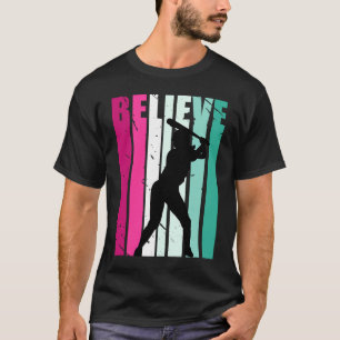 Camiseta Chicas Béisbol Adolescentes adolescentes Daughter