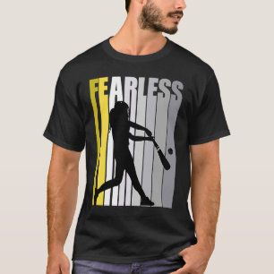Camiseta Chicas Béisbol Fierce Courage Strong Fierce Graphi