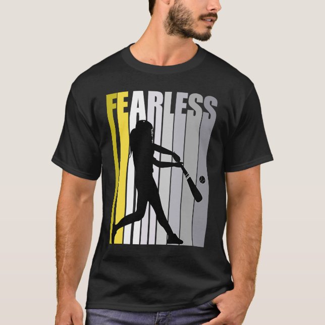 Camiseta Chicas Béisbol Fierce Courage Strong Fierce Graphi (Anverso)