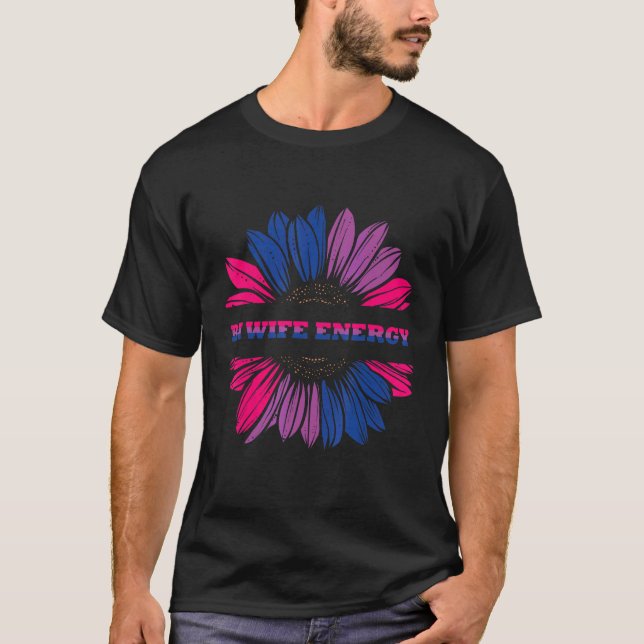 Camiseta Chicas Bi Wife Energy Bisexual (Anverso)