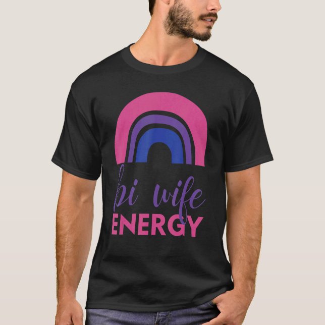 Camiseta Chicas Bi Wife Energy Bisexual (Anverso)