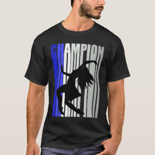 Camiseta Chicas Blue Dance Birthday Dancer Hijas Mujeres