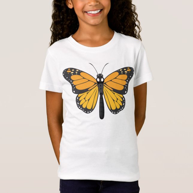 Camiseta "Chicas Butterfly Design T-Shirt" (Anverso)