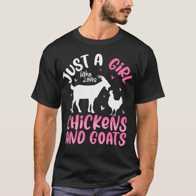 Camiseta Chicas Cabras Pollo Cool Pygmea (Anverso)