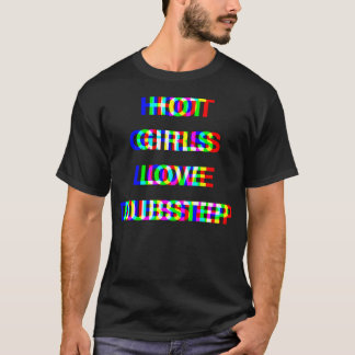 Camiseta Chicas Calientes de Rave de Glitch Dubstep