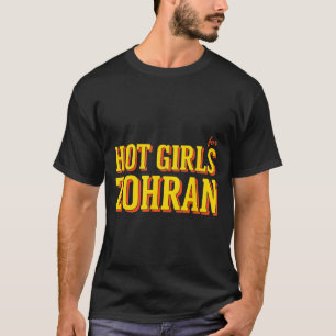 Camiseta Chicas Calientes Para Zohran Mamdani - Negrita