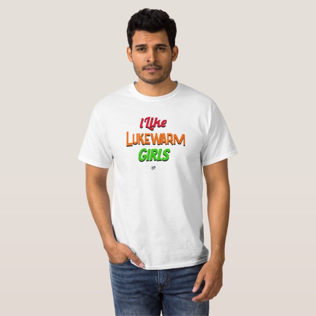 Camiseta Chicas calientes pun v1 (Anverso completo)