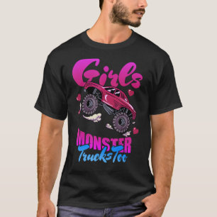 Camiseta Chicas Camión de Monstruo Camión de Estilo Grande