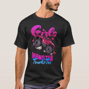 Camiseta Chicas Camión de Monstruo Camión de Estilo Grande