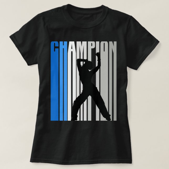 Camiseta Chicas Campeones de Baile Azul Coac de Tren de Cum (Diseño del anverso)