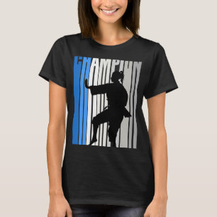 Camiseta Chicas Campeones de Karate Azul Concurso de cumple