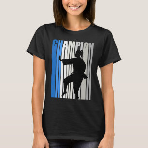 Camiseta Chicas Campeones de Karate Azul Concurso de cumple