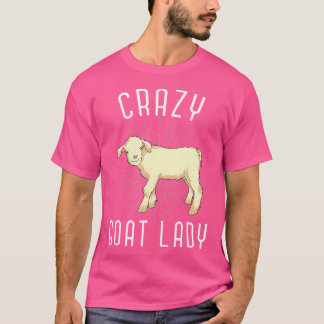 Camiseta Chicas campesinas Locas Cabras Dama Graciosa Granj