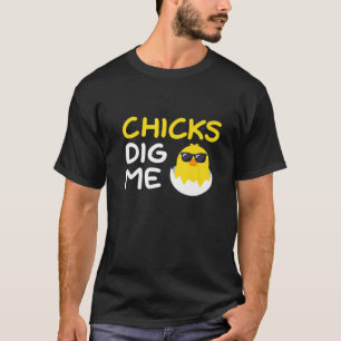 Camiseta Chicas cavan me divertida Humor de Día de Pascua P