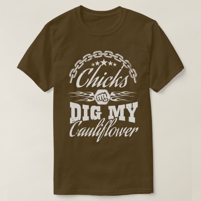 Camiseta Chicas cavan mi coliflor (Diseño del anverso)