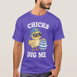 Camiseta Chicas cavan mi juguetón gráfico retro para divert
