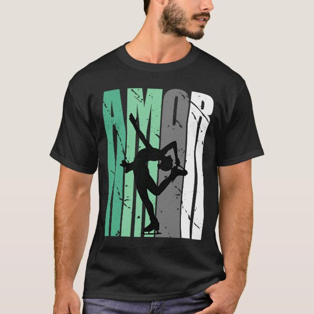 Camiseta Chicas Chica de equipo con problemas verdes Amor a (Anverso)