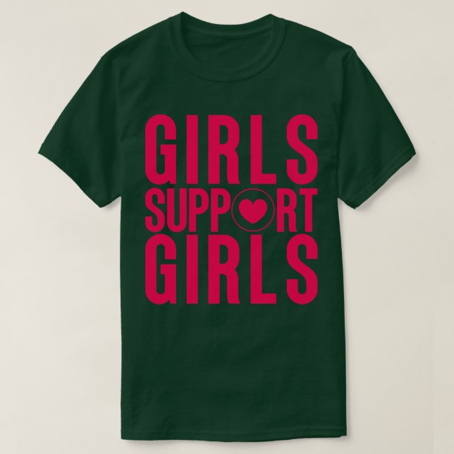 Camiseta Chicas chicas de apoyo 10 (Diseño del anverso)