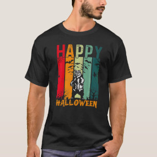 Camiseta Chicas Chicos Oso Grizzly Cena Retro Halloween Pa