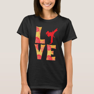 Camiseta Chicas Clásicas de Karate y Amor de Mujeres