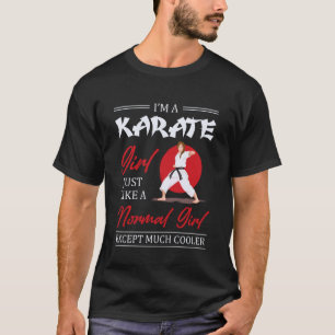 Camiseta Chicas Clásicas Divertidas de Karate Entrenamiento